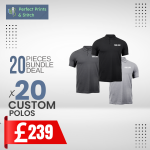 20x Embroidered Polo Bundle