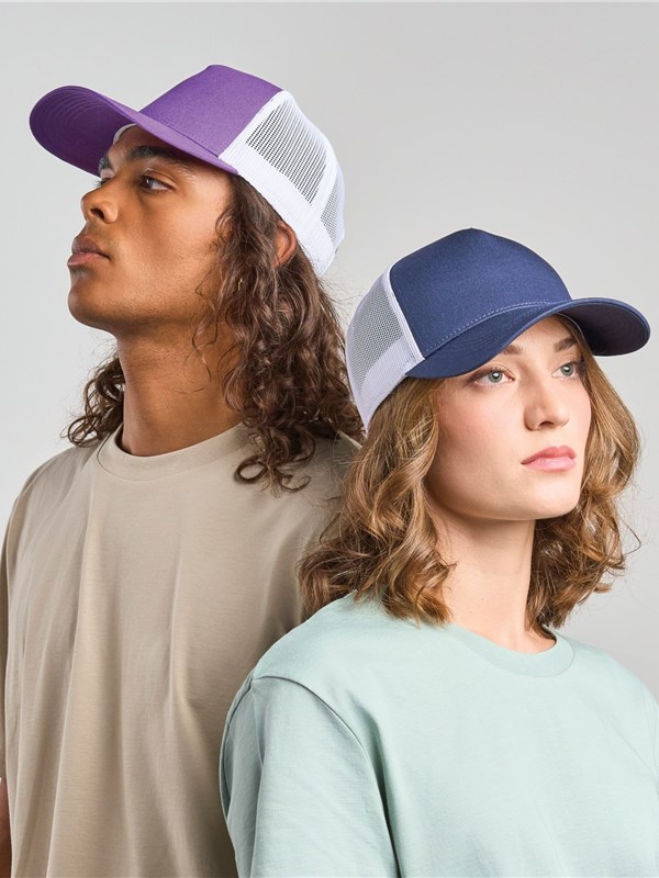 Rapper Cotton S 5 Panel Sustainable Trucker Cap